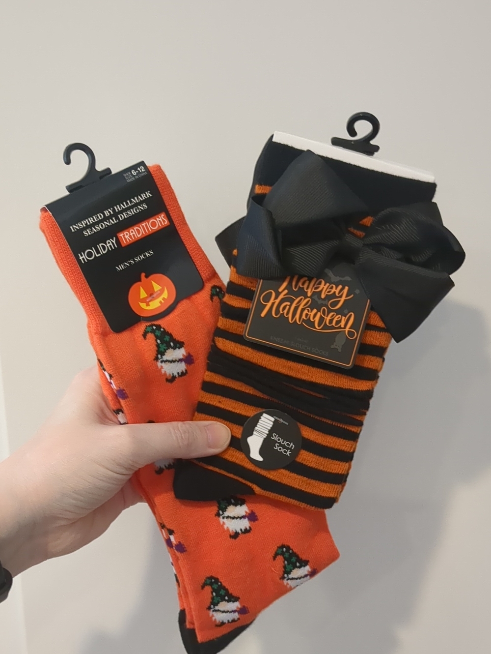 NWT Halloween Sock Bundle Men's & Women's Socks - Orange & Black